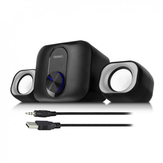 Озвучителна система EWENT Eminent 2.1, 3.5 mm, USB, 11W Озвучителна система EWENT Eminent 2.1, 3.5 mm, USB, 11W