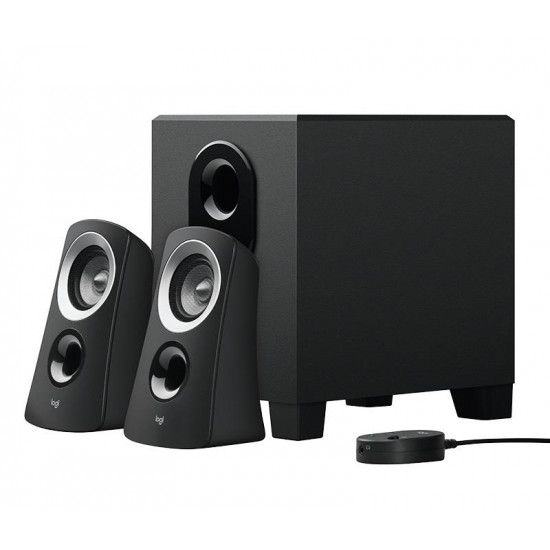 Тонколони Logitech Z313, 2.1, 25W, Черен Тонколони Logitech Z313, 2.1, 25W, Черен