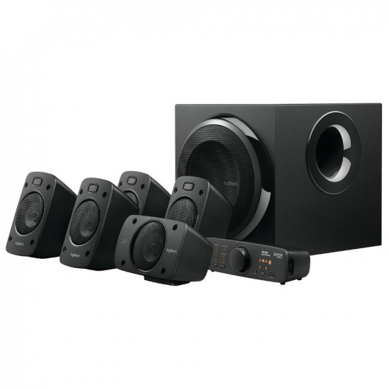 Тонколони Logitech Z906, 5.1, 500W, Черен Тонколони Logitech Z906, 5.1, 500W, Черен