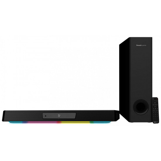 Звукова система Creative SB Katana V2X, 2.1, 90W, TOSLINK, 3.5, Bluetooth, USB-IN, Черен Звукова система Creative SB Katana V2X, 2.1, 90W, TOSLINK, 3.5, Bluetooth, USB-IN, Черен