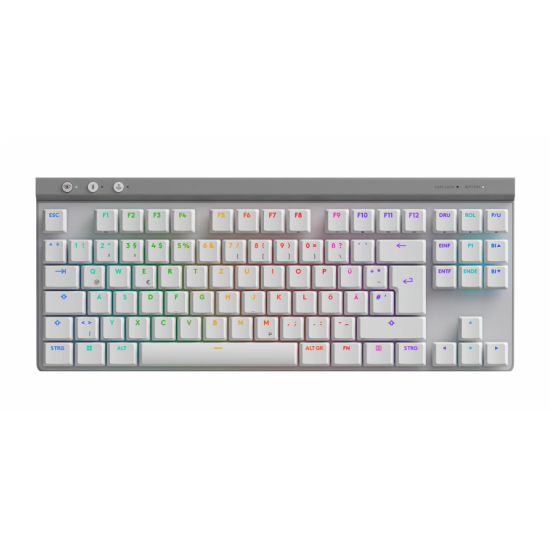 Безжична геймърска клавиатура Logitech G515 Lightspeed TKL White Безжична геймърска клавиатура Logitech G515 Lightspeed TKL White