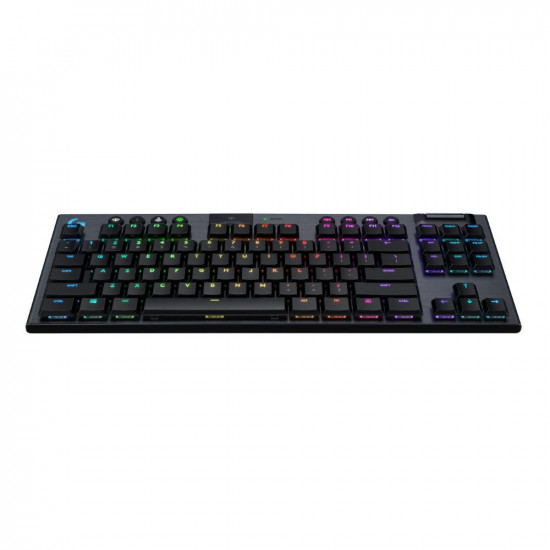 Безжична геймърска механична клавиатура Logitech, G915 TKL Black Lightsync RGB, GL Linear суичове Безжична геймърска механична клавиатура Logitech, G915 TKL Black Lightsync RGB, GL Linear суичове