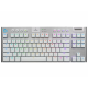Безжична геймърска механична клавиатура Logitech, G915 TKL White Lightsync RGB, Tactile суичове Безжична геймърска механична клавиатура Logitech, G915 TKL White Lightsync RGB, Tactile суичове