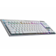 Безжична геймърска механична клавиатура Logitech, G915 TKL White Lightsync RGB, Tactile суичове Безжична геймърска механична клавиатура Logitech, G915 TKL White Lightsync RGB, Tactile суичове