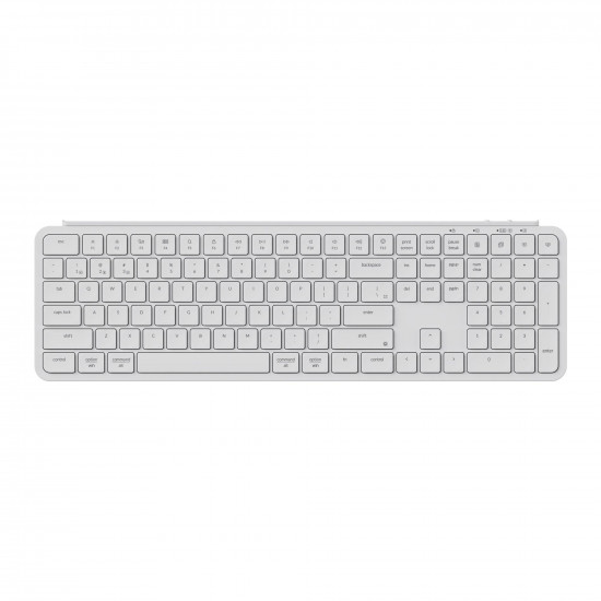 Безжична клавиатура Keychron B6 Pro Ultra-Slim - Ivory White