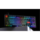Геймърска Механична клавиатура Keychron V3 TKL Knob QMK Frosted Black Translucent, Keychron K Pro Red Switch, RGB Backlight Геймърска Механична клавиатура Keychron V3 TKL Knob QMK Frosted Black Translucent, Keychron K Pro Red Switch, RGB Backlight