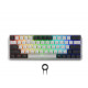 Геймърска безжична клавиатура Spartan Gear Pegasus 2 RGB White/Grey Геймърска безжична клавиатура Spartan Gear Pegasus 2 RGB White/Grey
