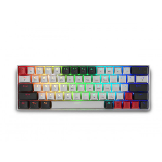 Геймърска безжична клавиатура Spartan Gear Pegasus 2 RGB White/Grey Геймърска безжична клавиатура Spartan Gear Pegasus 2 RGB White/Grey