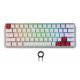 Геймърска безжична клавиатура Spartan Gear Pegasus 2 RGB White Геймърска безжична клавиатура Spartan Gear Pegasus 2 RGB White