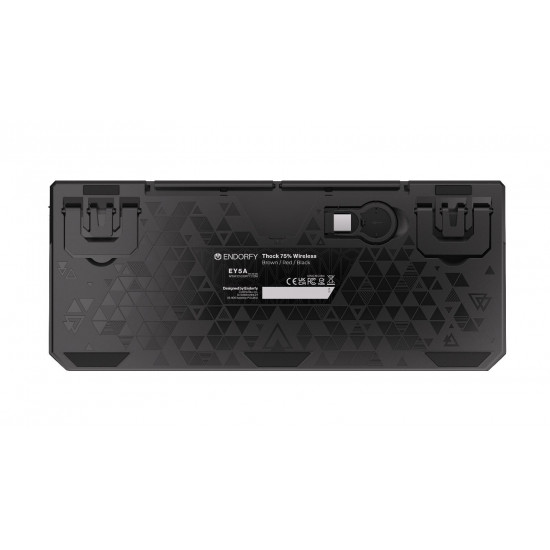 Геймърскa безжична механична клавиатура ENDORFY Thock 75% - Kailh Black Switch Геймърскa безжична механична клавиатура ENDORFY Thock 75% - Kailh Black Switch