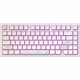 Геймърскa механична клавиатура Dark Project ALU81A Terra Nostra White RGB Геймърскa механична клавиатура Dark Project ALU81A Terra Nostra White RGB