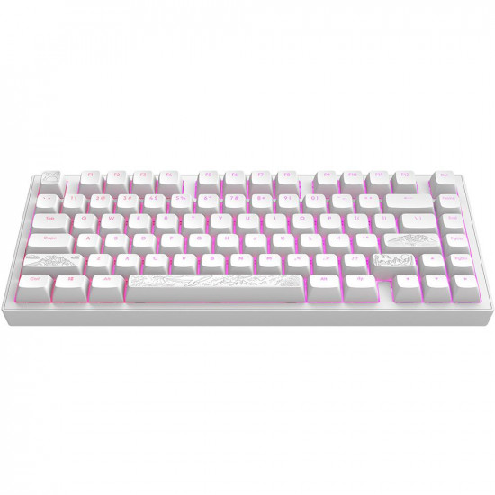 Геймърскa механична клавиатура Dark Project ALU81A Terra Nostra White RGB Геймърскa механична клавиатура Dark Project ALU81A Terra Nostra White RGB
