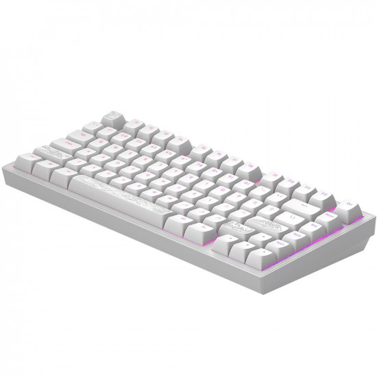Геймърскa механична клавиатура Dark Project ALU81A Terra Nostra White RGB Геймърскa механична клавиатура Dark Project ALU81A Terra Nostra White RGB