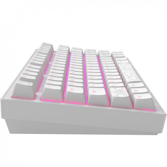 Геймърскa механична клавиатура Dark Project ALU81A Terra Nostra White RGB Геймърскa механична клавиатура Dark Project ALU81A Terra Nostra White RGB