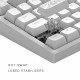 Геймърскa механична клавиатура Dark Project ALU81A Terra Nostra White RGB Геймърскa механична клавиатура Dark Project ALU81A Terra Nostra White RGB