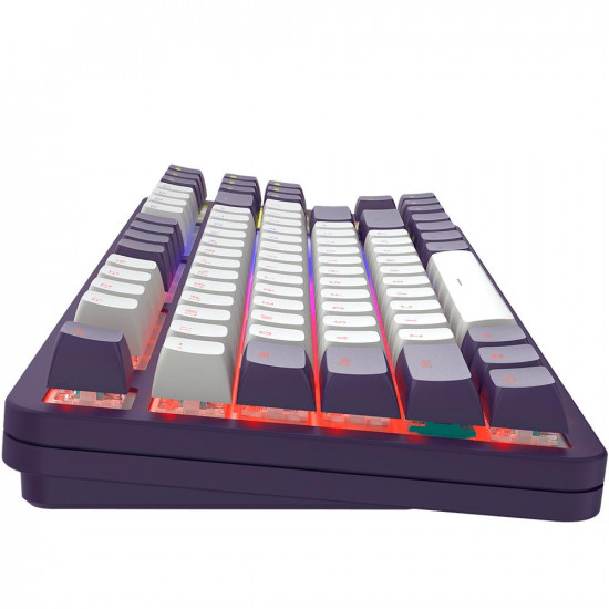 Геймърскa механична клавиатура Dark Project ALU87A Violet RGB - TKL Геймърскa механична клавиатура Dark Project ALU87A Violet RGB - TKL