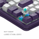 Геймърскa механична клавиатура Dark Project ALU87A Violet RGB - TKL Геймърскa механична клавиатура Dark Project ALU87A Violet RGB - TKL