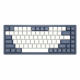 Геймърскa механична клавиатура Dark Project KD83A Ivory/Navy Blue RGB 75% - G3MS Sapphire Switches, PBT Геймърскa механична клавиатура Dark Project KD83A Ivory/Navy Blue RGB 75% - G3MS Sapphire Switches, PBT
