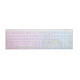 Геймърскa механична клавиатура Ducky One 3 Pure White Full Size Hotswap Cherry MX Black, RGB, PBT Keycaps Геймърскa механична клавиатура Ducky One 3 Pure White Full Size Hotswap Cherry MX Black, RGB, PBT Keycaps