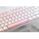 Геймърскa механична клавиатура Ducky One 3 Pure White Full Size Hotswap Cherry MX Brown, RGB, PBT Keycaps Геймърскa механична клавиатура Ducky One 3 Pure White Full Size Hotswap Cherry MX Brown, RGB, PBT Keycaps