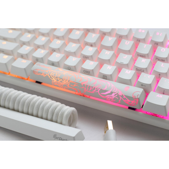Геймърскa механична клавиатура Ducky One 3 Pure White SF 65%, Hotswap Cherry MX Black, RGB, PBT Keycaps Геймърскa механична клавиатура Ducky One 3 Pure White SF 65%, Hotswap Cherry MX Black, RGB, PBT Keycaps