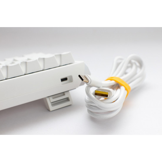 Геймърскa механична клавиатура Ducky One 3 Pure White SF 65%, Hotswap Cherry MX Black, RGB, PBT Keycaps Геймърскa механична клавиатура Ducky One 3 Pure White SF 65%, Hotswap Cherry MX Black, RGB, PBT Keycaps