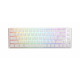 Геймърскa механична клавиатура Ducky One 3 Pure White SF 65, Hotswap Cherry Mx Clear, RGB, PBT Keycaps Геймърскa механична клавиатура Ducky One 3 Pure White SF 65, Hotswap Cherry Mx Clear, RGB, PBT Keycaps