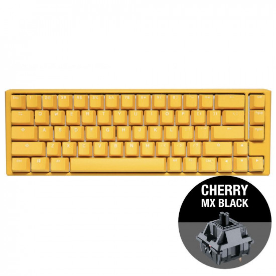 Геймърскa механична клавиатура Ducky One 3 Yellow SF 65%, Cherry MX Black Геймърскa механична клавиатура Ducky One 3 Yellow SF 65%, Cherry MX Black