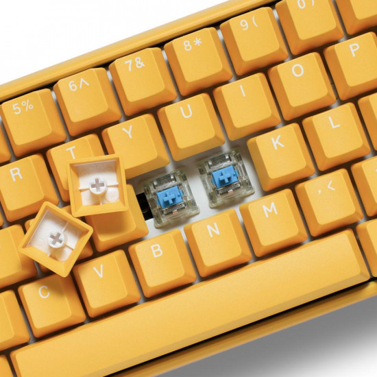 Геймърскa механична клавиатура Ducky One 3 Yellow SF 65%, Cherry MX Clear Геймърскa механична клавиатура Ducky One 3 Yellow SF 65%, Cherry MX Clear