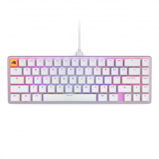 Геймърска механична клавиатура Glorious GMMK 2 White Compact- Fox Switches US-Layout Геймърска механична клавиатура Glorious GMMK 2 White Compact- Fox Switches US-Layout