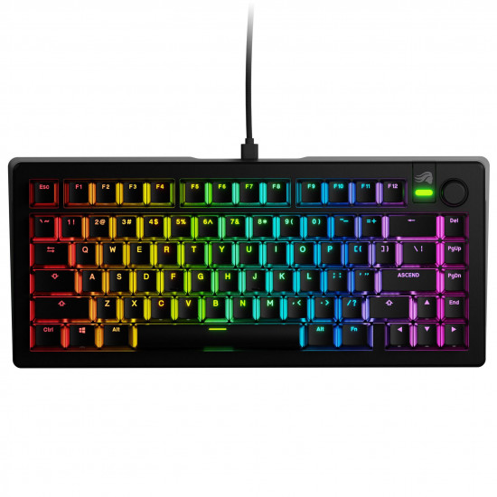 Геймърска механична клавиатура Glorious GMMK 3 75% Black - Fox Linear Switches Геймърска механична клавиатура Glorious GMMK 3 75% Black - Fox Linear Switches