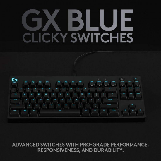 Геймърска механична клавиатура Logitech G Pro Clicky RGB Геймърска механична клавиатура Logitech G Pro Clicky RGB