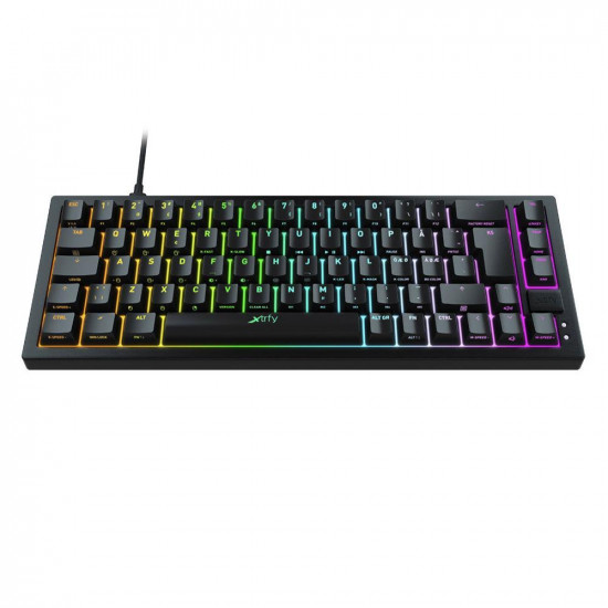Геймърскa механична клавиатура XTRFY K5 Black, 65% Hotswap RGB US Layout Kailh Red Геймърскa механична клавиатура XTRFY K5 Black, 65% Hotswap RGB US Layout Kailh Red