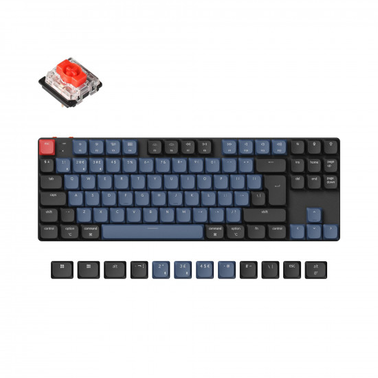 Механична клавиатура Keychron K1 Pro QMK/VIA TKL - Wireless, UK Layout Механична клавиатура Keychron K1 Pro QMK/VIA TKL - Wireless, UK Layout