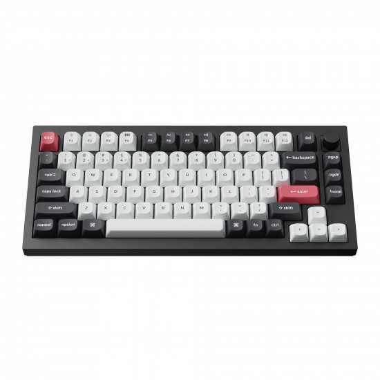 Механична клавиатура Keychron Q1 HE QMK 75% Carbon Black - Wireless Механична клавиатура Keychron Q1 HE QMK 75% Carbon Black - Wireless
