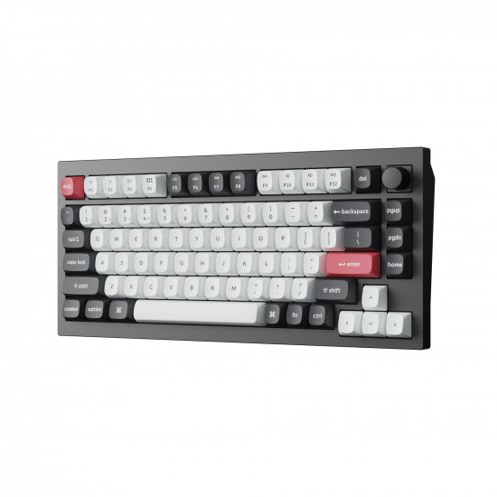 Механична клавиатура Keychron Q1 HE QMK 75% Carbon Black - Wireless Механична клавиатура Keychron Q1 HE QMK 75% Carbon Black - Wireless