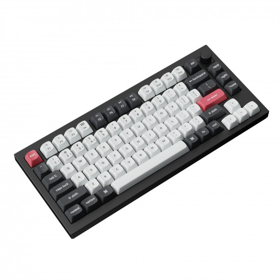 Механична клавиатура Keychron Q1 HE QMK 75% Carbon Black - Wireless Механична клавиатура Keychron Q1 HE QMK 75% Carbon Black - Wireless