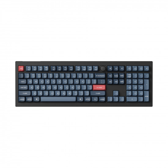Механична клавиатура Keychron V6 MAX QMK Carbon Black - Wireless, Full-Size Механична клавиатура Keychron V6 MAX QMK Carbon Black - Wireless, Full-Size