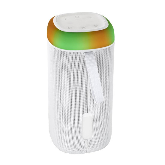Блутут мобилна колонка HAMA Shine 2.0, 30W, LED, Защита от вода, Бял Блутут мобилна колонка HAMA Shine 2.0, 30W, LED, Защита от вода, Бял