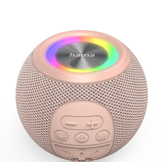 HAMA Блутут колонка "Ball Shape Speaker", 5 светлинни режима, 5W, 188240 HAMA Блутут колонка "Ball Shape Speaker", 5 светлинни режима, 5W, 188240