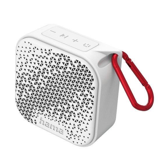 HAMA Блутут мобилна колонка "Pocket 3.0", Waterproof. 3.5W, бяла HAMA Блутут мобилна колонка "Pocket 3.0", Waterproof. 3.5W, бяла