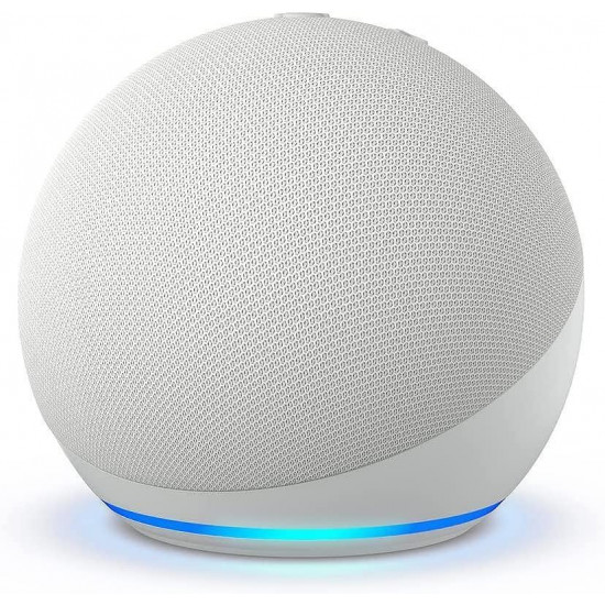 Преносима смарт тонколона Amazon Echo Dot 5, Гласов асистент, Alexa, Бял Преносима смарт тонколона Amazon Echo Dot 5, Гласов асистент, Alexa, Бял