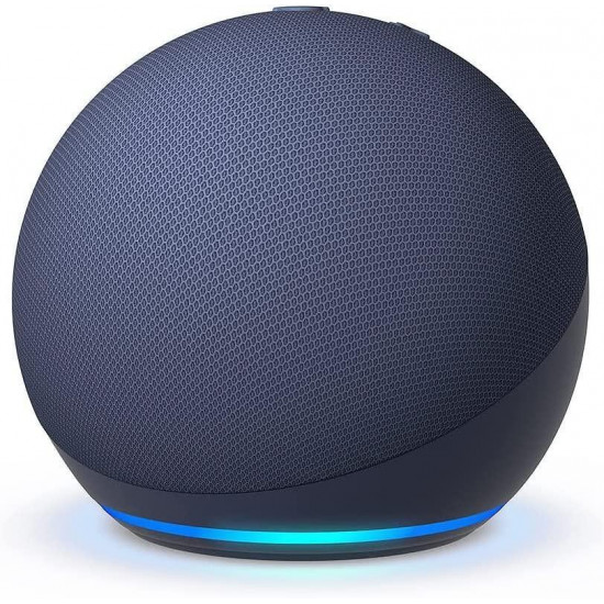 Преносима смарт тонколона Amazon Echo Dot 5, Гласов асистент, Alexa, Тъмносин Преносима смарт тонколона Amazon Echo Dot 5, Гласов асистент, Alexa, Тъмносин