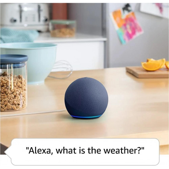 Преносима смарт тонколона Amazon Echo Dot 5, Гласов асистент, Alexa, Тъмносин Преносима смарт тонколона Amazon Echo Dot 5, Гласов асистент, Alexa, Тъмносин