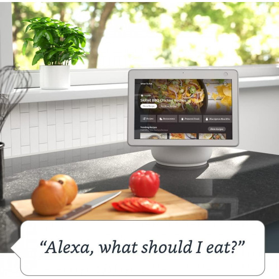 Смарт тонколона Amazon Echo Show 10 (Gen 3), сензорен екран, гласов асистент, Бял Смарт тонколона Amazon Echo Show 10 (Gen 3), сензорен екран, гласов асистент, Бял