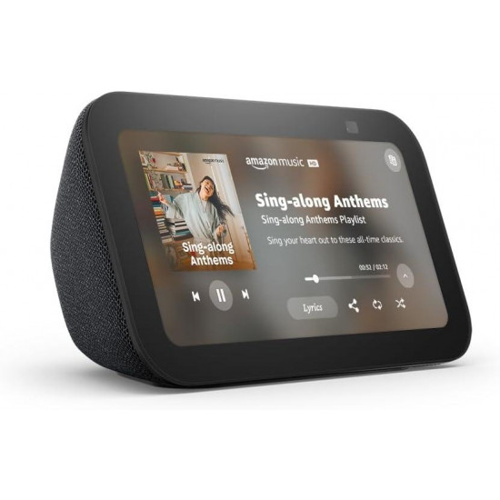 Смарт тонколона Amazon Echo Show 5, Gen 3, сензорен екран, гласов асистент, черен Смарт тонколона Amazon Echo Show 5, Gen 3, сензорен екран, гласов асистент, черен