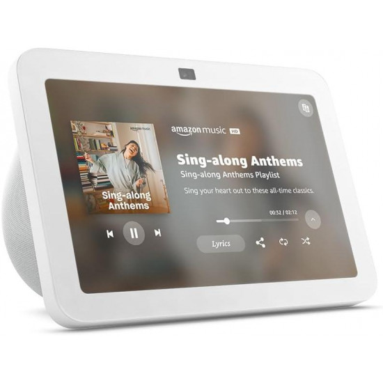 Смарт тонколона Amazon Echo Show 8 (Gen 3), Сензорен екран, Гласов асистент, Бял Смарт тонколона Amazon Echo Show 8 (Gen 3), Сензорен екран, Гласов асистент, Бял