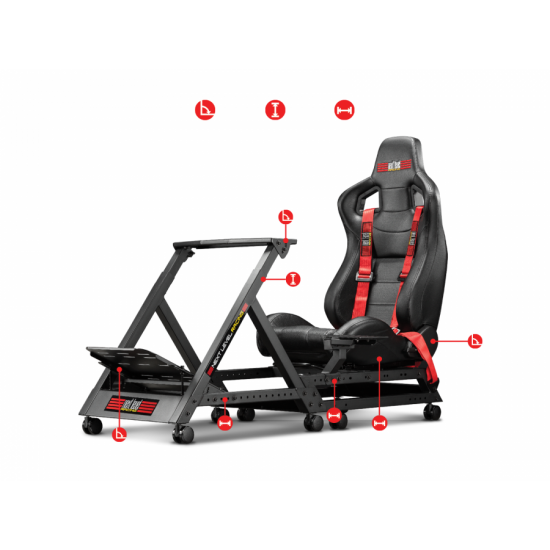 Геймърски стол Next Level Racing Cockpit Racing Simulator GT Track Геймърски стол Next Level Racing Cockpit Racing Simulator GT Track