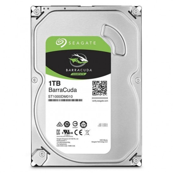 Хард диск SEAGATE BarraCuda, 1TB, 256MB, 7200 rpm, SATA 3, ST1000DM014 Хард диск SEAGATE BarraCuda, 1TB, 256MB, 7200 rpm, SATA 3, ST1000DM014