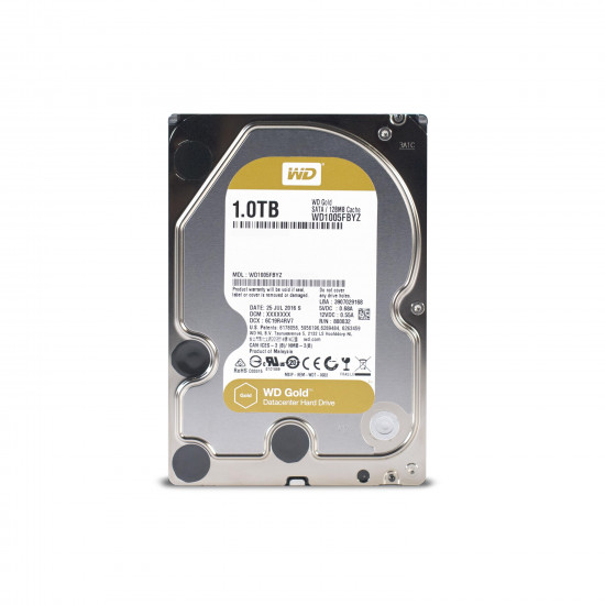 Хард диск WD Gold, 1TB, 7200rpm, 128MB, SATA 3, WD1005FBYZ Хард диск WD Gold, 1TB, 7200rpm, 128MB, SATA 3, WD1005FBYZ